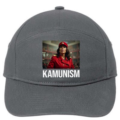 Kamunism Kamala Harris 2024 Election Communism Humor 7-Panel Snapback Hat