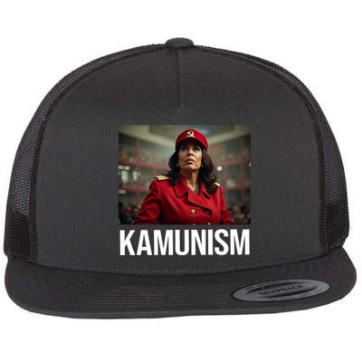 Kamunism Kamala Harris 2024 Election Communism Humor Flat Bill Trucker Hat