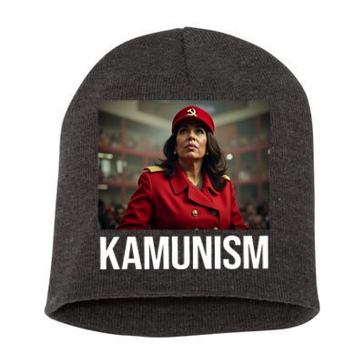 Kamunism Kamala Harris 2024 Election Communism Humor Short Acrylic Beanie