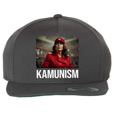 Kamunism Kamala Harris 2024 Election Communism Humor Wool Snapback Cap