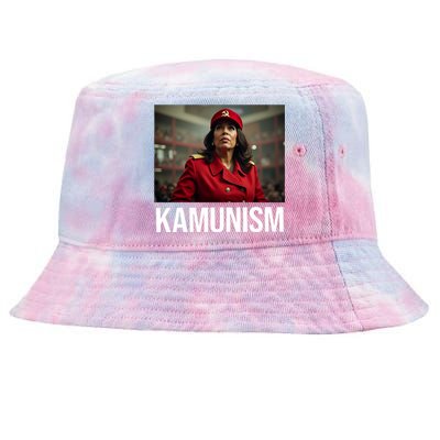 Kamunism Kamala Harris 2024 Election Communism Humor Tie-Dyed Bucket Hat