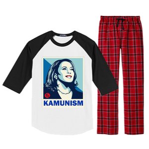 Kamunism Kamala Harris President Election Funny Raglan Sleeve Pajama Set