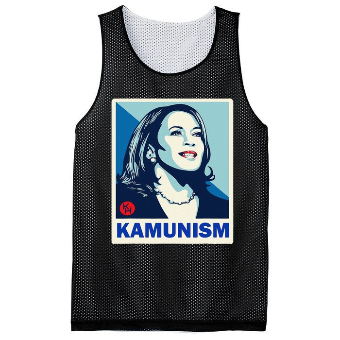 Kamunism Kamala Harris President Election Funny Mesh Reversible Basketball Jersey Tank