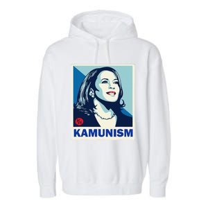 Kamunism Kamala Harris President Election Funny Garment-Dyed Fleece Hoodie