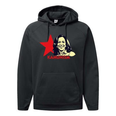 Kamunism Kamala Harris 2024 Elections Funny Trend Performance Fleece Hoodie