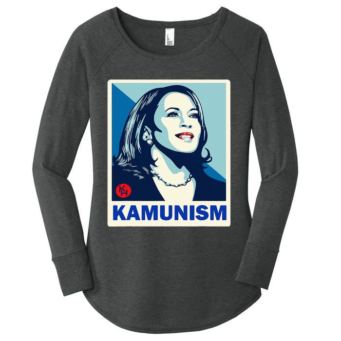 Kammunism Kamala Harris President Election Women's Perfect Tri Tunic Long Sleeve Shirt