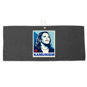 Kammunism Kamala Harris President Election Large Microfiber Waffle Golf Towel