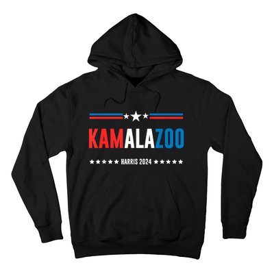 Kamalazoo Kamala Harris 2024 Funny Political Sayings Hoodie