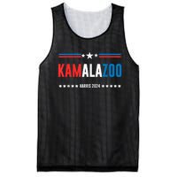 Kamalazoo Kamala Harris 2024 Funny Political Sayings Mesh Reversible Basketball Jersey Tank