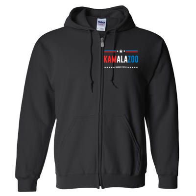 Kamalazoo Kamala Harris 2024 Funny Political Sayings Full Zip Hoodie