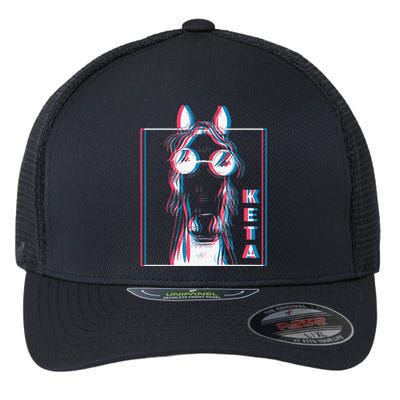 Keta Ketamine Horse Rave DJ Party Techno Flexfit Unipanel Trucker Cap