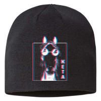 Keta Ketamine Horse Rave DJ Party Techno Sustainable Beanie