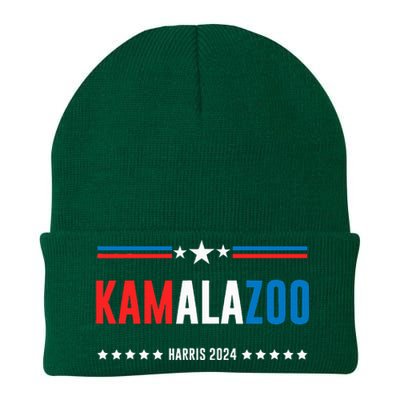 Kamalazoo Kamala Harris 2024 Funny Political Sayings Knit Cap Winter Beanie