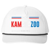 Kamalazoo Kamala Harris 2024 Funny Political Sayings Snapback Five-Panel Rope Hat