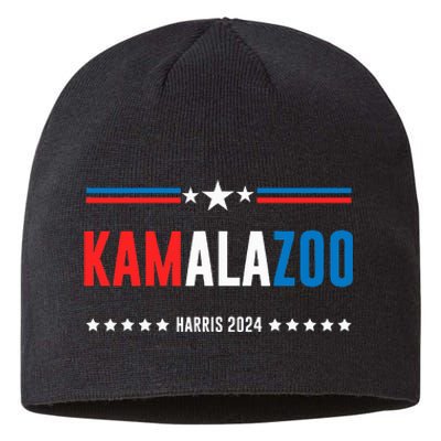 Kamalazoo Kamala Harris 2024 Funny Political Sayings Sustainable Beanie