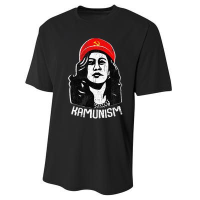 Kamunism Kamala Harris 2024 Election Communism Humor Performance Sprint T-Shirt