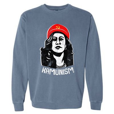 Kamunism Kamala Harris 2024 Election Communism Humor Garment-Dyed Sweatshirt