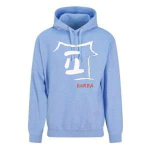 Korea K-culture Hangul consonant Design Unisex Surf Hoodie