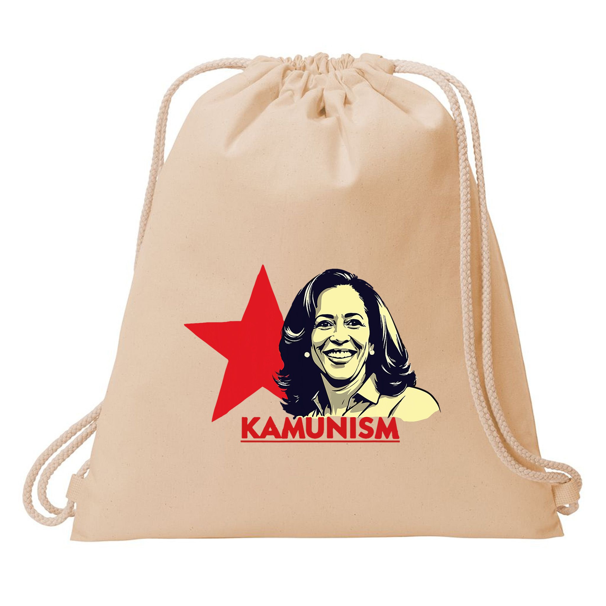 Kamunism Kamala Harris 2024 Elections Funny Trend Drawstring Bag