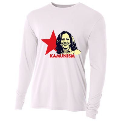 Kamunism Kamala Harris 2024 Elections Funny Trend Cooling Performance Long Sleeve Crew