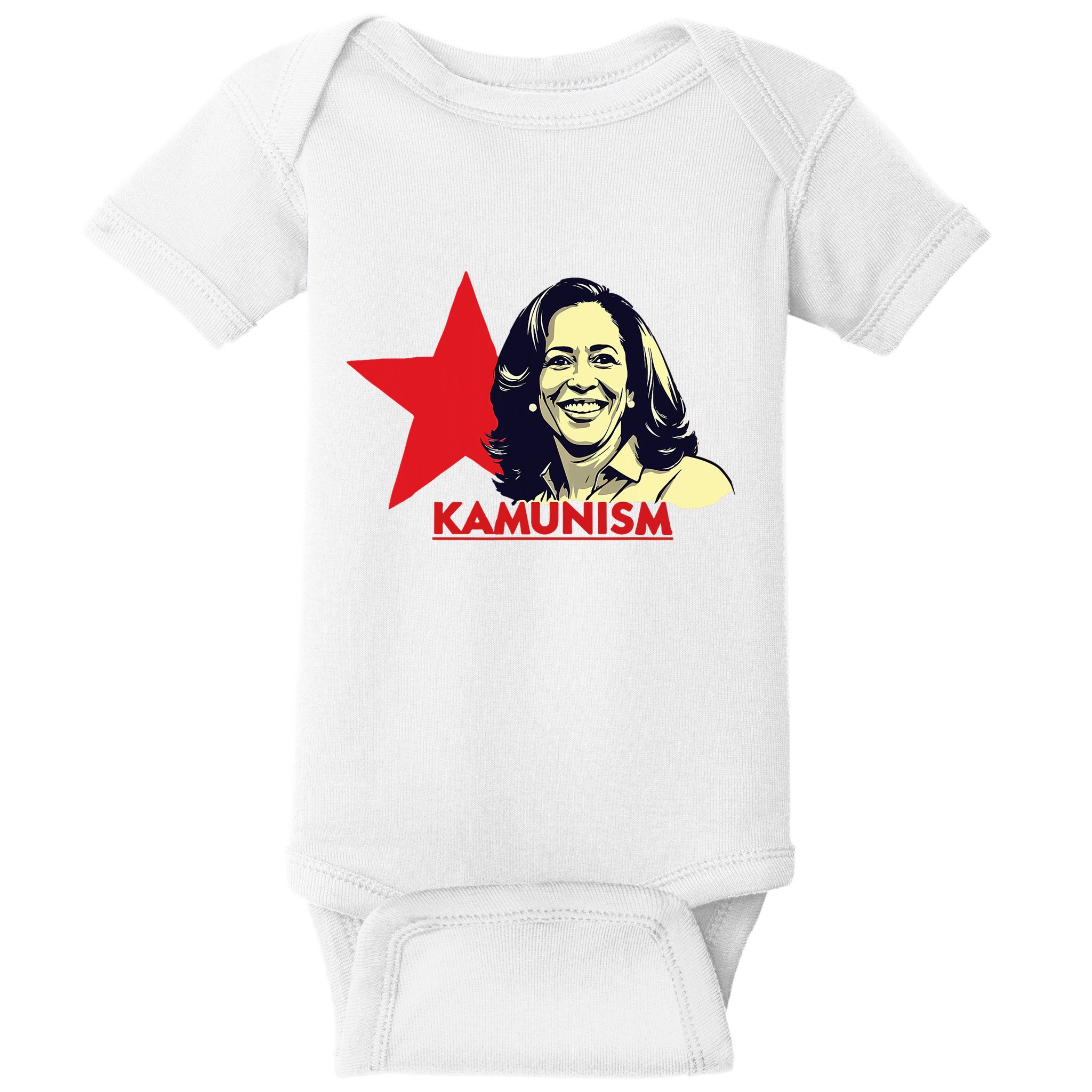 Kamunism Kamala Harris 2024 Elections Funny Trend Baby Bodysuit