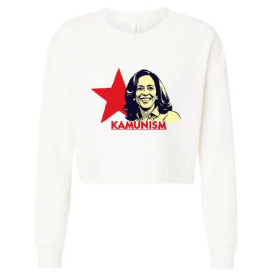 Kamunism Kamala Harris 2024 Elections Funny Trend Cropped Pullover Crew