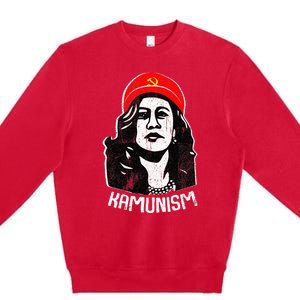 Kamunism Kamala Harris 2024 Election Communism Humor Premium Crewneck Sweatshirt