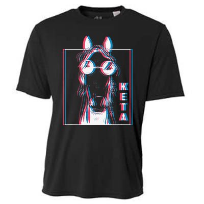 Keta Ketamine Horse Rave Dj Party Techno Cooling Performance Crew T-Shirt