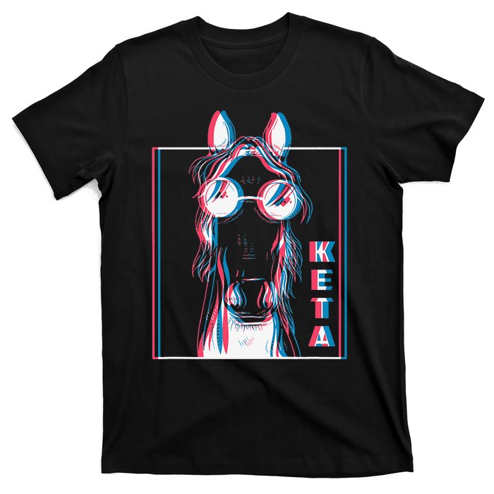 Keta Ketamine Horse Rave Dj Party Techno T-Shirt