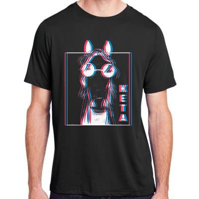 Keta Ketamine Horse Rave Dj Party Techno Adult ChromaSoft Performance T-Shirt