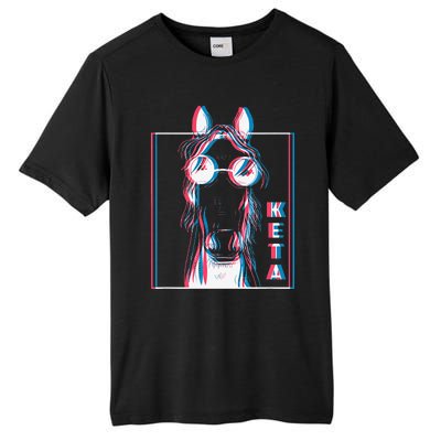 Keta Ketamine Horse Rave Dj Party Techno Tall Fusion ChromaSoft Performance T-Shirt