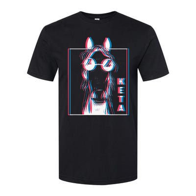 Keta Ketamine Horse Rave Dj Party Techno Softstyle CVC T-Shirt