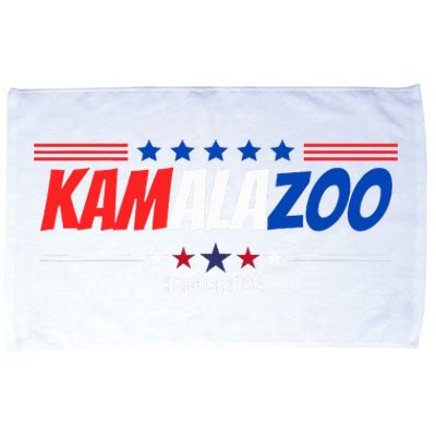 Kamalazoo Kamala Harris 2024 Funny Political Sayings Microfiber Hand Towel