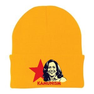 Kamunism Kamala Harris 2024 Elections Funny Trend Knit Cap Winter Beanie