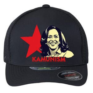 Kamunism Kamala Harris 2024 Elections Funny Trend Flexfit Unipanel Trucker Cap