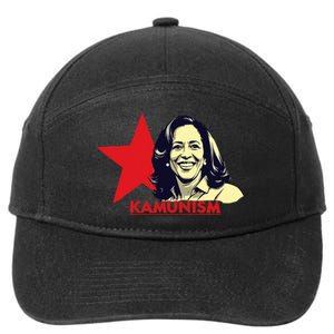 Kamunism Kamala Harris 2024 Elections Funny Trend 7-Panel Snapback Hat