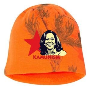 Kamunism Kamala Harris 2024 Elections Funny Trend Kati - Camo Knit Beanie