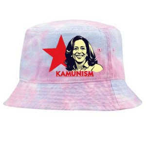 Kamunism Kamala Harris 2024 Elections Funny Trend Tie-Dyed Bucket Hat