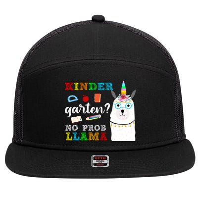 Kindergarten 7 Panel Mesh Trucker Snapback Hat