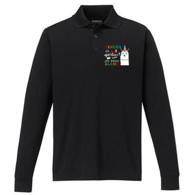 Kindergarten Performance Long Sleeve Polo