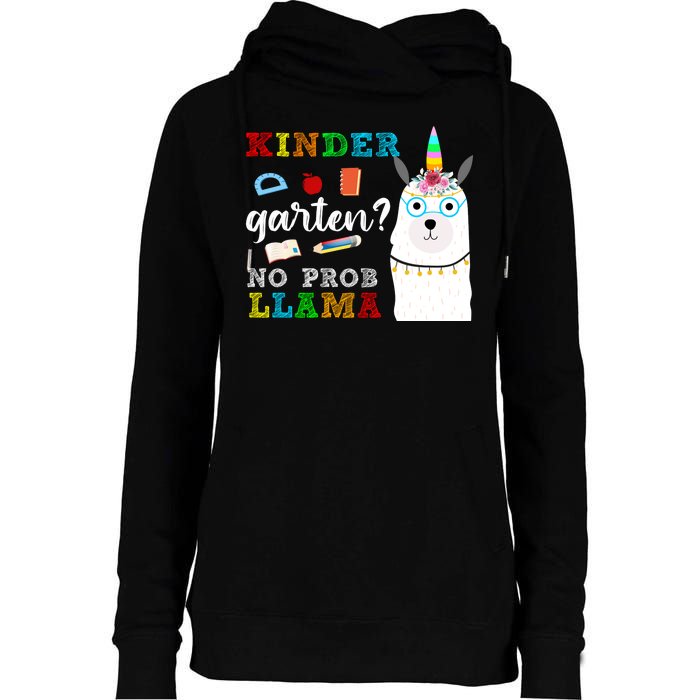 Kindergarten Womens Funnel Neck Pullover Hood