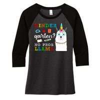 Kindergarten Women's Tri-Blend 3/4-Sleeve Raglan Shirt