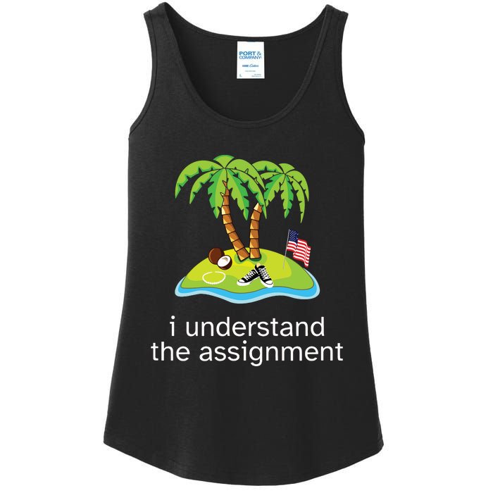 Khive Kamala I Understand The Assignment Ladies Essential Tank