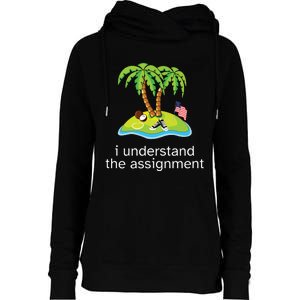 Khive Kamala I Understand The Assignment Womens Funnel Neck Pullover Hood