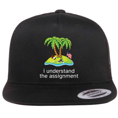Khive Kamala I Understand The Assignment Flat Bill Trucker Hat