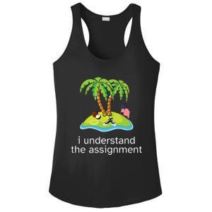 Khive Kamala I Understand The Assignment Ladies PosiCharge Competitor Racerback Tank