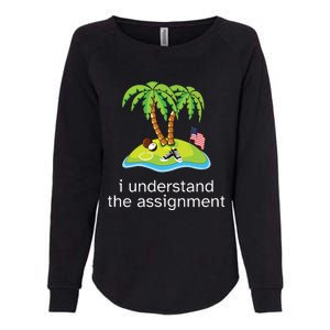 Khive Kamala I Understand The Assignment Womens California Wash Sweatshirt