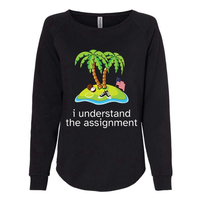 Khive Kamala I Understand The Assignment Womens California Wash Sweatshirt