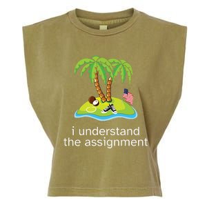 Khive Kamala I Understand The Assignment Garment-Dyed Women's Muscle Tee