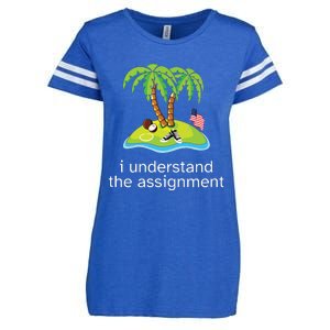 Khive Kamala I Understand The Assignment Enza Ladies Jersey Football T-Shirt